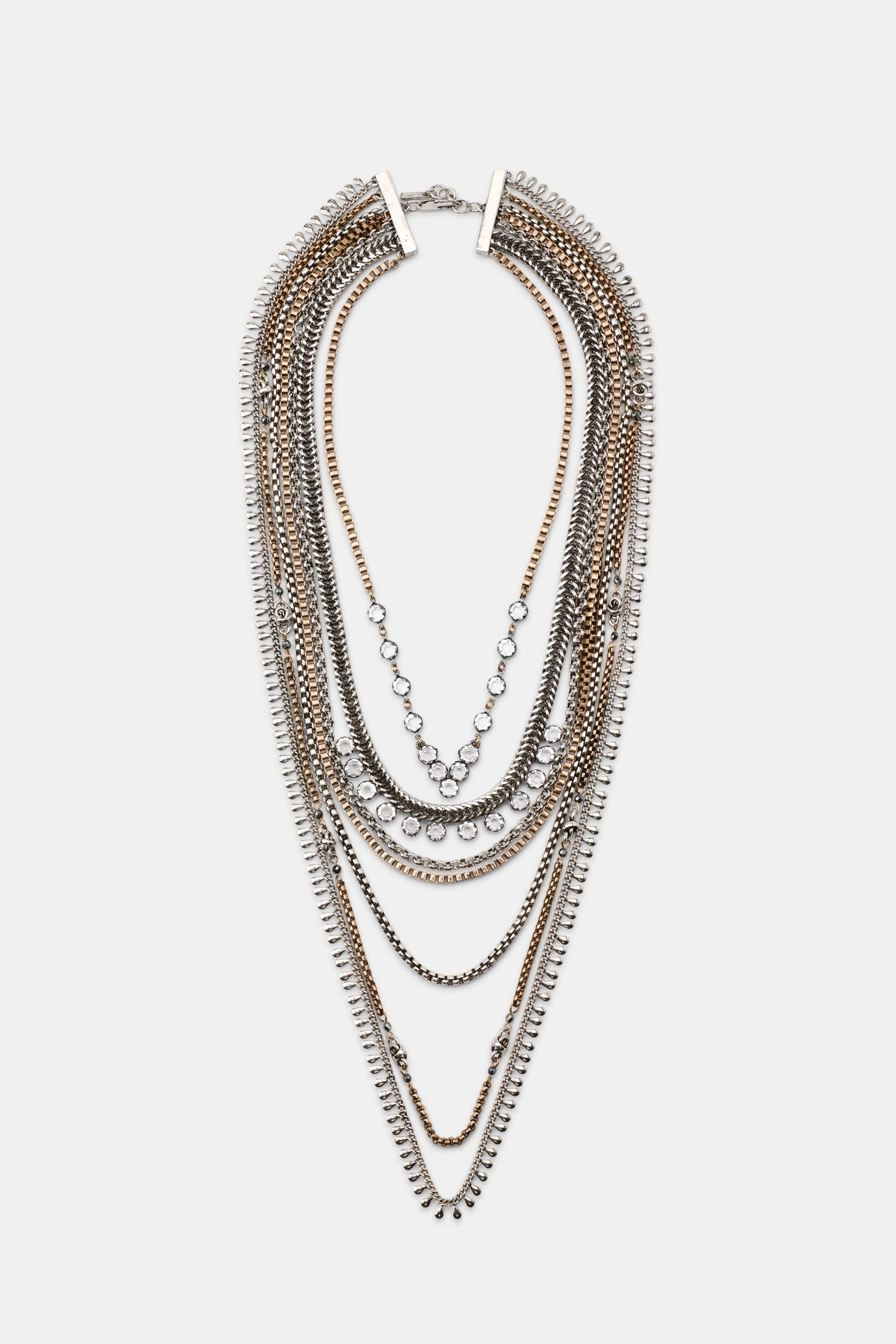 COLLIER BIMATIÈRE FANTAISIE BRILLANT